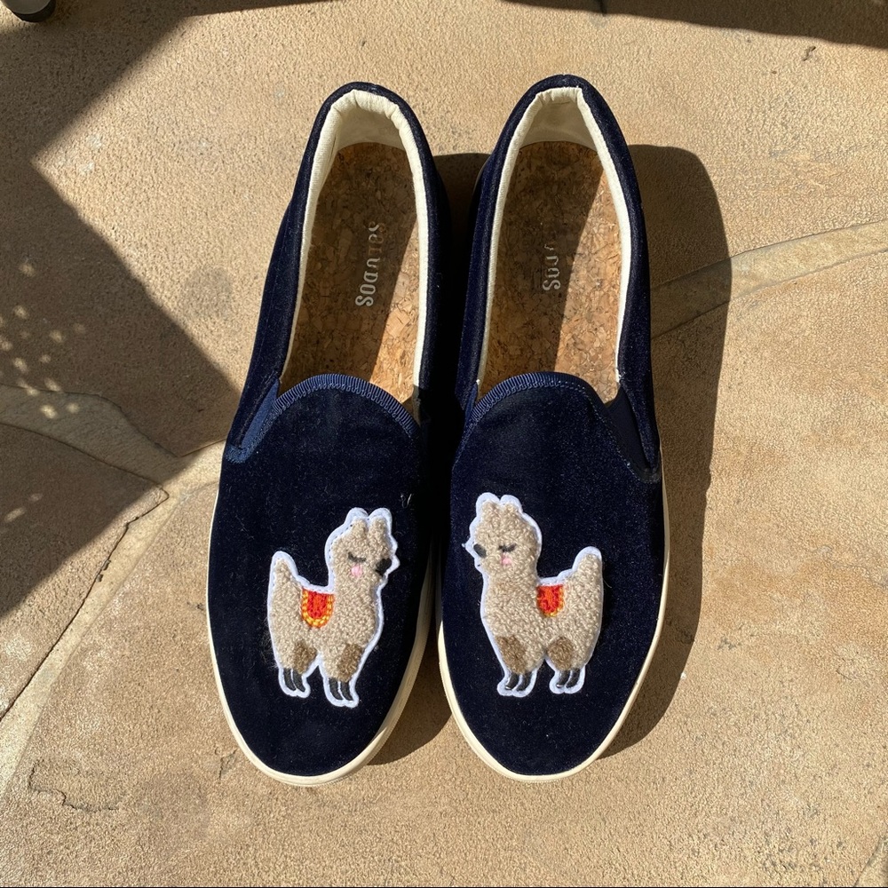 Soludos Llama Slip-Ons